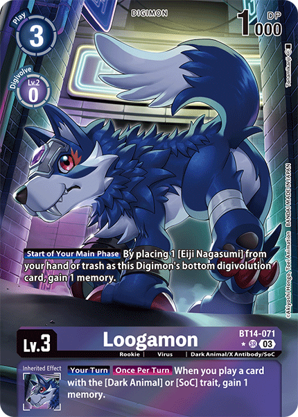 Loogamon BT14-071 (Alternate Art)