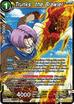 Trunks, the Brawler BT14-103