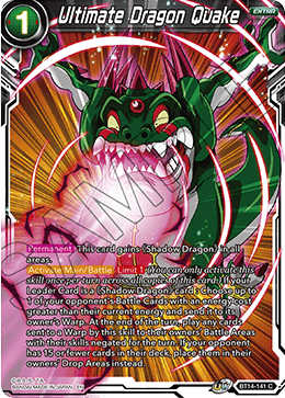Ultimate Dragon Quake BT14-141