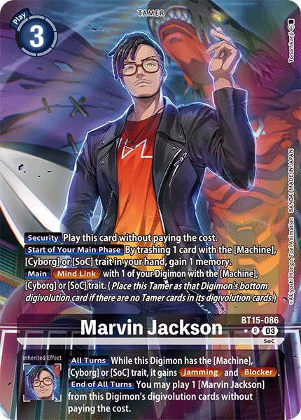 Marvin Jackson BT15-086 (Alternate Art)