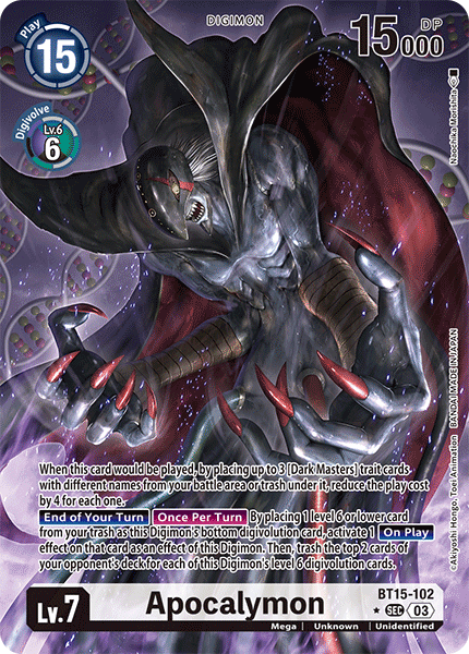 Apocalymon BT15-102 (Alternate Art)