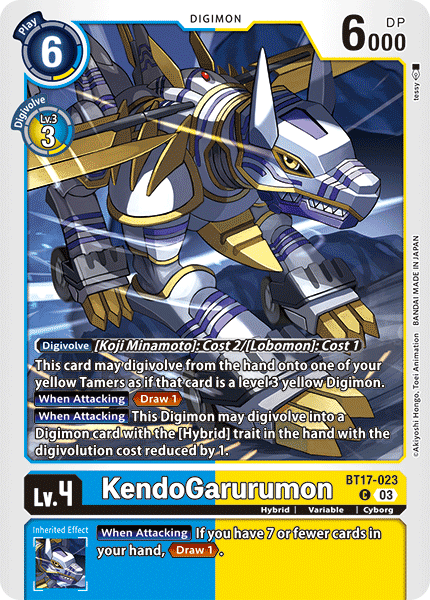 KendoGarurumon BT17-023