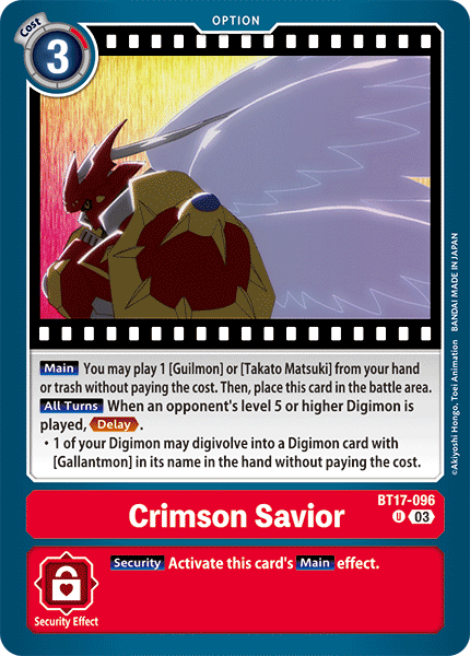 Crimson Savior BT17-096