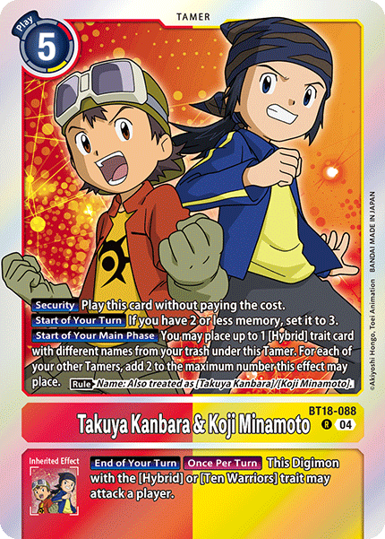 Takuya Kanbara & Koji Minamoto BT18-088