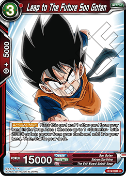 Leap to The Future Son Goten BT2-008