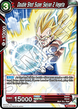 Double Shot Super Saiyan 2 Vegeta BT2-010