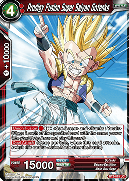 Prodigy Fusion Super Saiyan Gotenks BT2-015