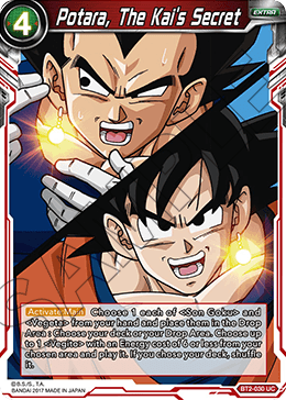 Potara, The Kai's Secret BT2-030