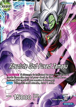 Fused Zamasu // Absolute God Fused Zamasu BT2-034