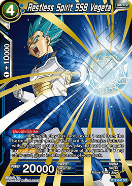 Restless Spirit SSB Vegeta BT2-040