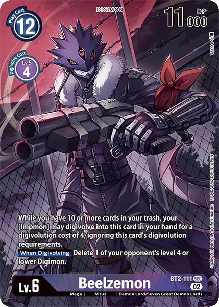 Beelzemon BT2-111 (Alternate Art)2