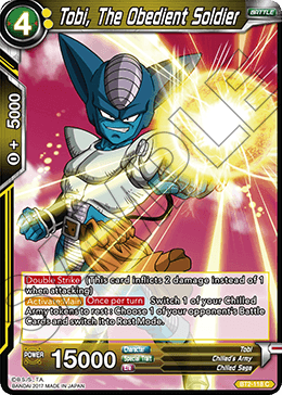 Tobi, The Obedient Soldier BT2-118