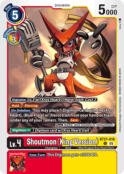 Shoutmon (King Version) BT21-016