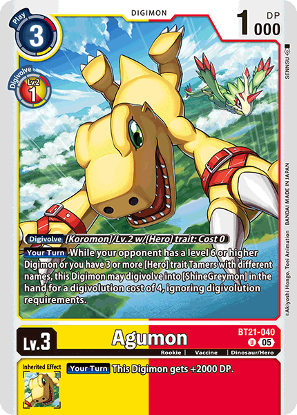 Agumon BT21-040