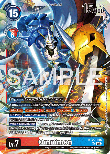 Omnimon BT22-015