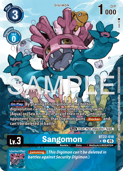 Sangomon BT22-018 (Alternate Art)