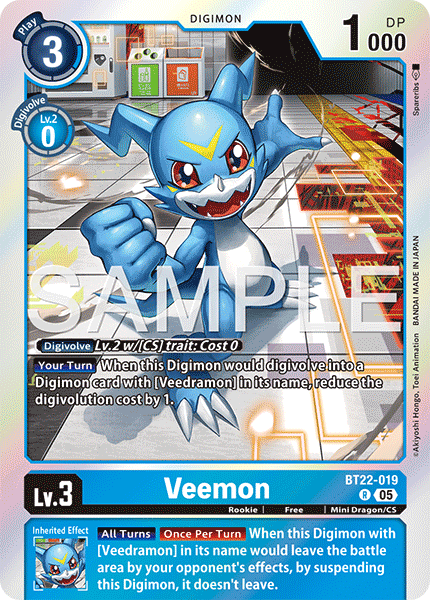 Veemon BT22-019
