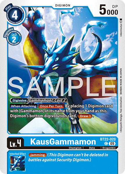 KausGammamon BT22-020