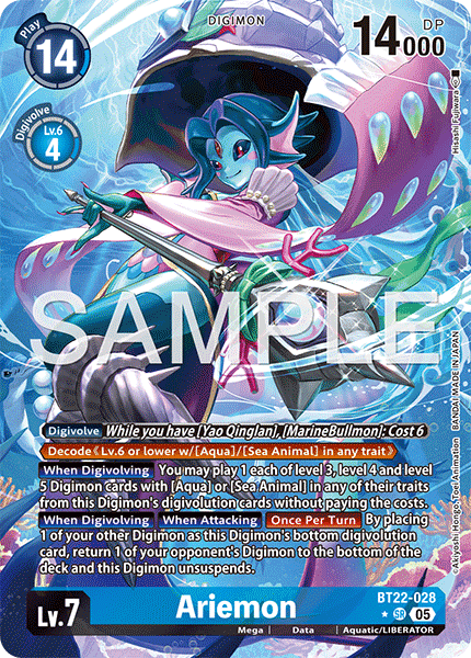 Ariemon BT22-028 (Alternate Art)