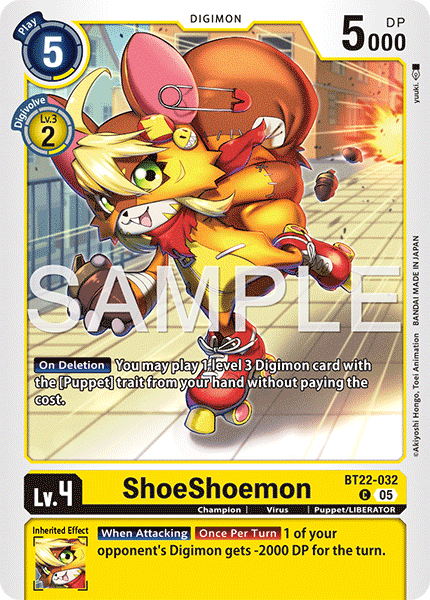 ShoeShoemon BT22-032