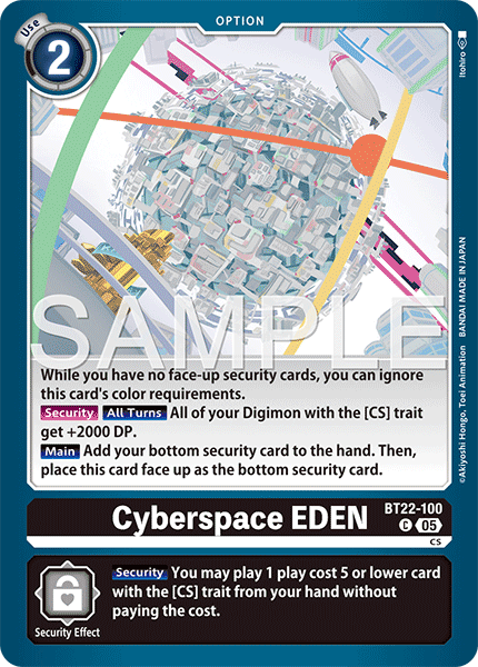 Cyberspace EDEN BT22-100