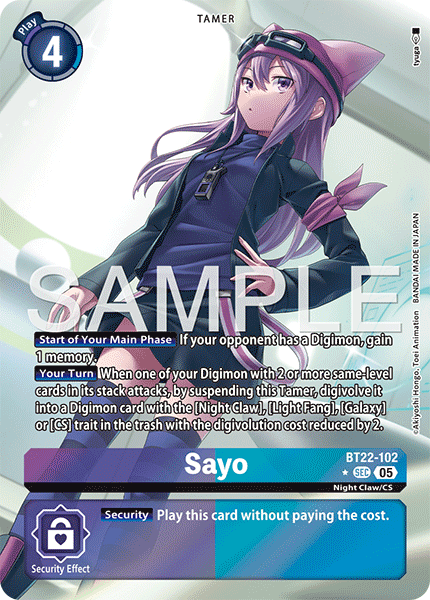 Sayo BT22-102 (Alternate Art)