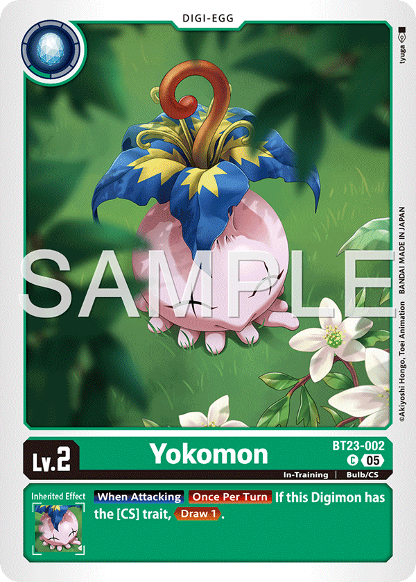 Yokomon BT23-002