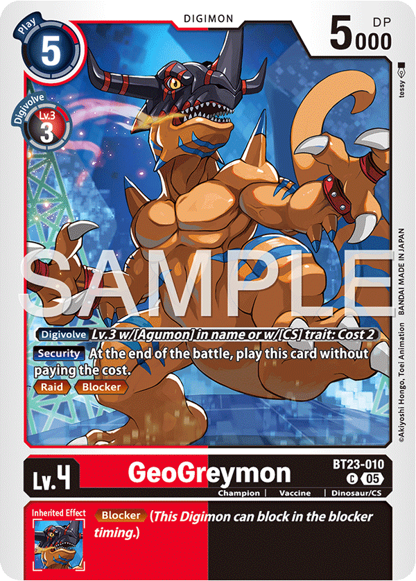 GeoGreymon BT23-010