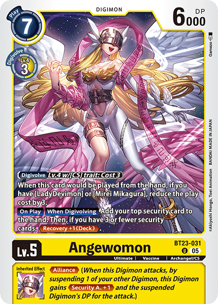 Angewomon BT23-031