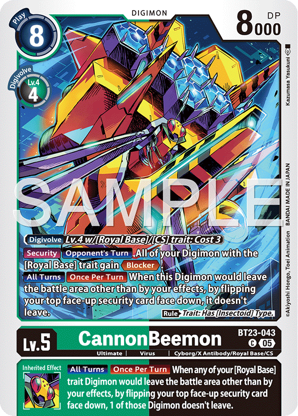 CannonBeemon BT23-043