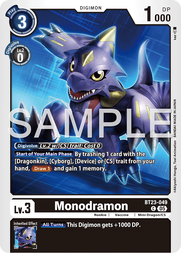 Monodramon BT23-049