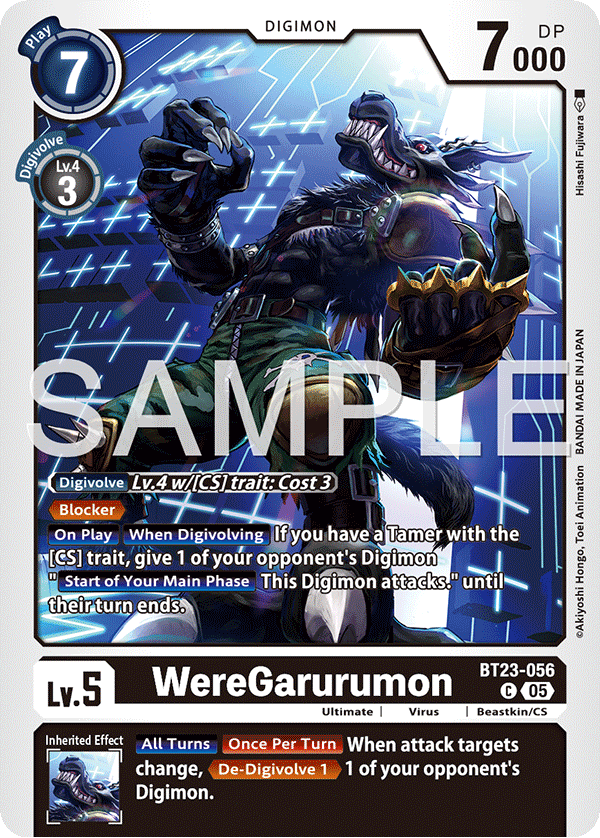WereGarurumon BT23-056