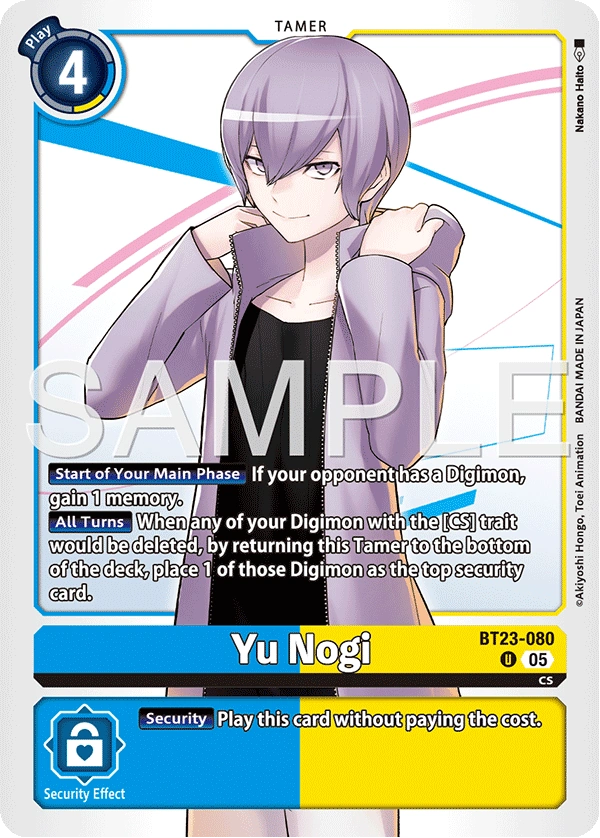 Yu Nogi BT23-080