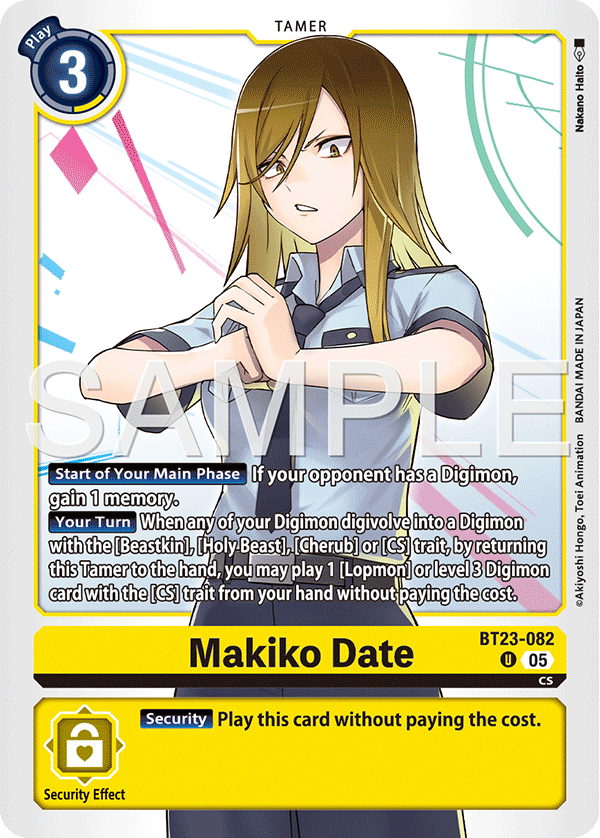Makiko Date BT23-082