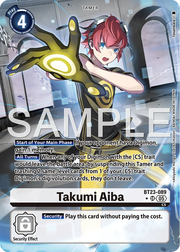 Takumi Aiba BT23-089 (Alternate Art)