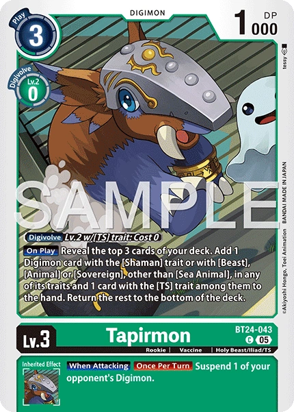 Tapirmon BT24-043