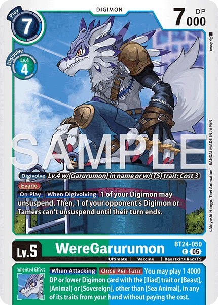 WereGarurumon BT24-050
