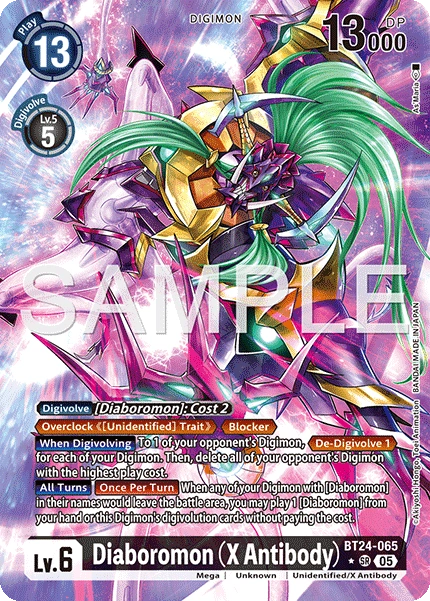 Diaboromon (X Antibody) BT24-065 (Alternate Art)
