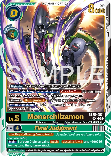 Monarchlizamon / Final Judgement BT25-057