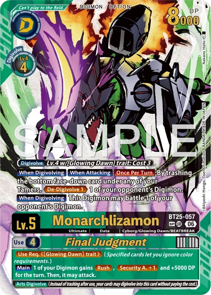 Monarchlizamon / Final Judgement BT25-057 (Alternate Art)2