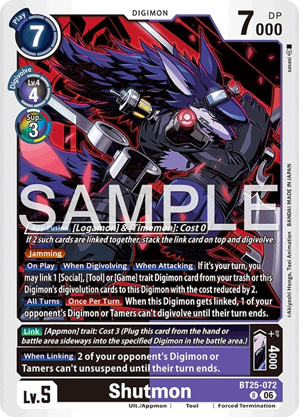 Shutmon BT25-072