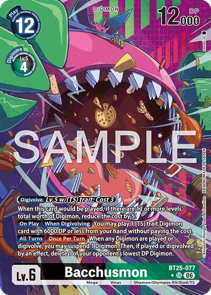 Bacchusmon BT25-077 (Alternate Art)
