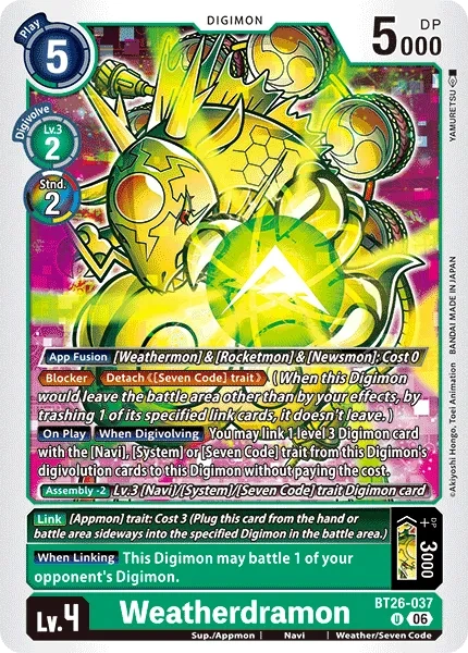 Weatherdramon BT26-037