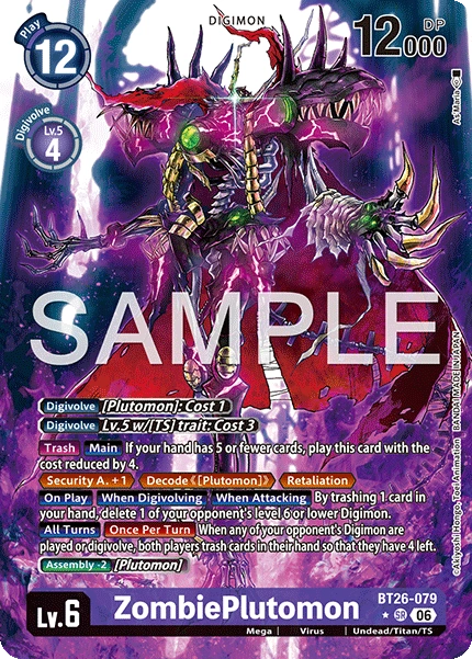 ZombiePlutomon BT26-079 (Alternate Art)