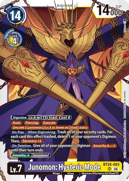 Junomon: Hysteric Mode BT26-083