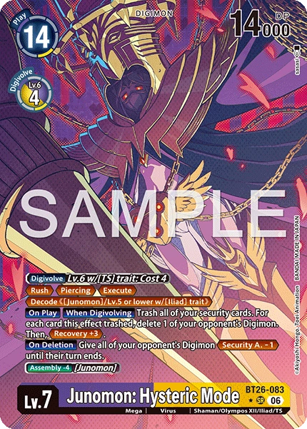 Junomon: Hysteric Mode BT26-083 (Alternate Art)