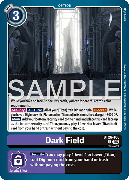 Dark Field BT26-100