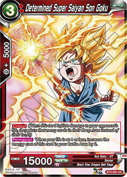 Determined Super Saiyan Son Goku BT3-005