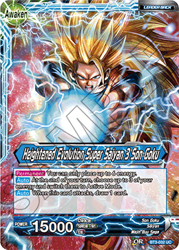 Son Goku // Heightened Evolution Super Saiyan 3 Son Goku BT3-032