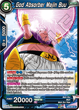 God Absorber Majin Buu BT3-051